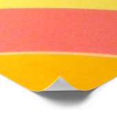 chic modern gesofisticeerde chevrons poster (Hoek)