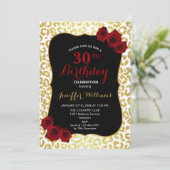 Chic Modern Gold White Leopard Jaguar Cheetah Kaart (Staand voorkant)