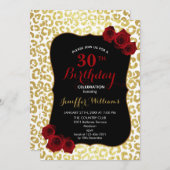 Chic Modern Gold White Leopard Jaguar Cheetah Kaart (Voorkant / Achterkant)