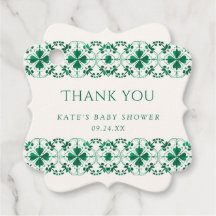 Chic Modern Groen St. Patrick's Day Baby shower
