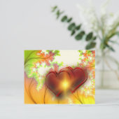 Chic modern hart ontwerp patroon accessoires, lief briefkaart (Staand voorkant)