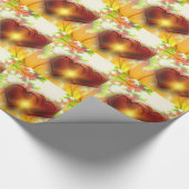 Chic modern hartontwerp Patroon accessoires, liefd Cadeaupapier (Hoek)