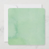 Chic modern Lila waterverf peony Foliage WEDING Kaart