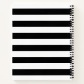 Chic Modern Luxe Red Roses Vrijgezellenfeest Recep Notitieboek (Achterkant)