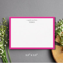 Chic Modern Magenta roze correspondentie