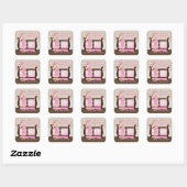 Chic Modern Mam Baby shower Stickers (Vel)