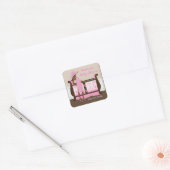 Chic Modern Mam Baby shower Stickers (Envelop)