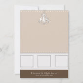 Chic modern mam hedendaags Baby shower uitnodigen Kaart (Achterkant)