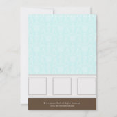 Chic Modern mam met Gifts Baby shower nodigt uit Kaart (Achterkant)