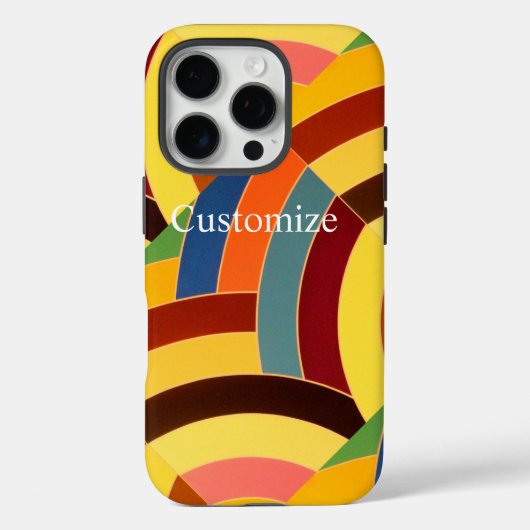 chic modern, meerkleurige chevrons Case-Mate iPhone case (Achterkant)