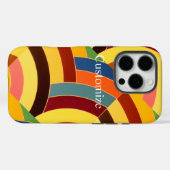 chic modern, meerkleurige chevrons Case-Mate iPhone case (Achterkant (horizontaal))