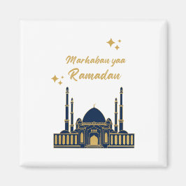 Chic Modern Minimal Ramadan Greeting Magneet