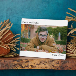 Chic Modern Minimalist Graduate Photo Desktop  Fotoplaat