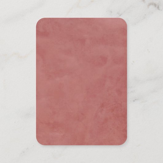 Chic Modern Minimalist Mauve Gold Huwelijkscadeaus Informatiekaartje (Achterkant)