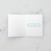 Chic Modern Mom Baby shower Bedankt Card (Binnen)