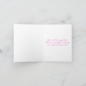 Chic Modern Mom Baby shower Bedankt Card