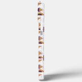 Chic modern Paars en gouden abstract Patroon Case-Mate iPhone Case (Achterkant / Links)