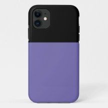 Chic Modern Periwinkle Paarse zwarte kleurenblok