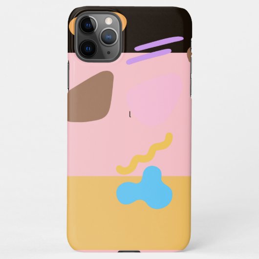 Chic Modern Pink iPhone 11 Pro Max Hoesje iPhone Hoesje (Achterkant)