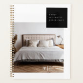 Chic Modern Realtor Spiral Agenda Planner (Voorkant)