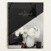 Chic Modern Realtor Spiral Agenda Planner (Voorkant)