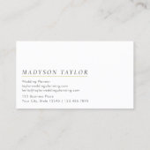 Chic Modern Roze Gradient Visitekaartje (Achterkant)