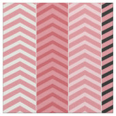 Chic Modern roze variegated Chevron Stripes Stof (Close Up)