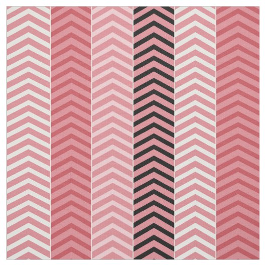 Chic Modern roze variegated Chevron Stripes Stof (Swatch)