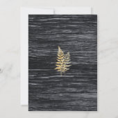 Chic Modern Rustic Golden Moments eindeloze liefde Kaart (Achterkant)