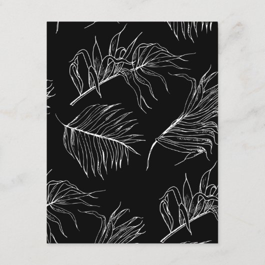 Chic Modern Script Wedding Directions behuizing Informatiekaartje (Achterkant)