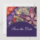 Chic Modern sterren sparen de datum Save The Date (Voorkant)