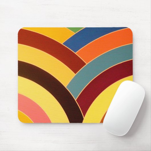 chic modern , stijlvol chevron muismat (Met muis)