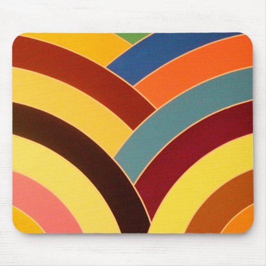 chic modern , stijlvol chevron muismat (Voorkant)