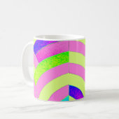 chic modern , stijlvol chevrons koffiemok (Voorkant links)