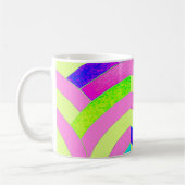 chic modern , stijlvol chevrons koffiemok (Links)
