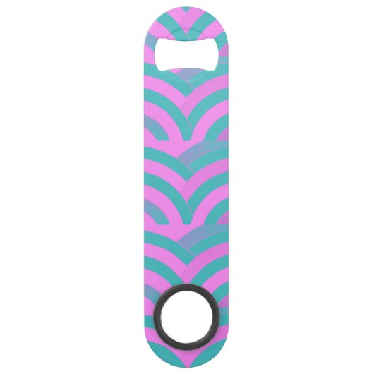 chic modern , stijlvol chevrons speed flessenopener (Voorkant)