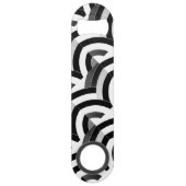 chic modern , stijlvol chevrons speed flessenopener (Achterkant)