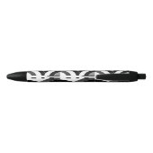 chic modern , stijlvol chevrons zwarte inkt pen (Achterkant)