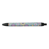 Chic modern Stijlvol Geometrisch patroon Zwarte Inkt Pen (Voorkant)