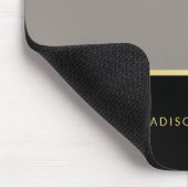 Chic Modern Stripes met Jouw naam Muismat (Hoek)