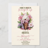 Chic Modern Waterverf Ice Cream Vrijgezellenfeest Kaart (Voorkant)