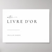 Chic + Modern Weddenschap | Frans Poster (Voorkant)