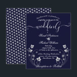 Chic Moderne Budget Floral White Wedding Invitatio<br><div class="desc">Chic Modern Budget Floral White Wedding Invitation. Eenvoudig en modern om met uw details gemakkelijk en snel te worden voltooid. Bekijk de volledige suite voor dit ontwerp in mijn winkel.</div>
