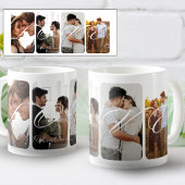 Chic Moderne Fotocollage Keepsake Koffiemok