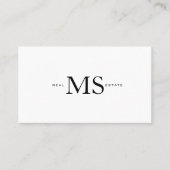 Chic Moderne Luxe Professioneel Visitekaartje (Voorkant)