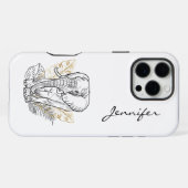 Chic Moderne Olifant iPhone Hoesje (Achterkant horizontaal)