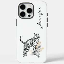 Chic Moderne Tijger iPhone iPhone 16 Pro Max Hoesje