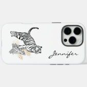 Chic Moderne Tijger iPhone Case-Mate iPhone Case (Achterkant (horizontaal))