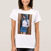 Chic Moderno: Elegancia en Azul T-shirt (Voorkant)