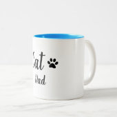 CHIC MOK_ CAT DAD TWEEKLEURIGE KOFFIEMOK (Voorkant rechts)